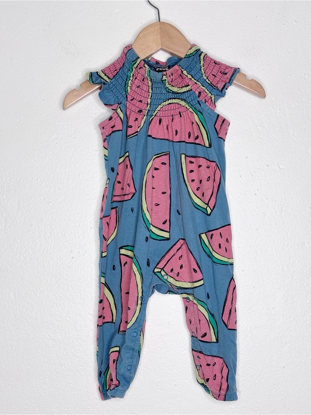Tea Collection Watermelon Romper Size 3-6M